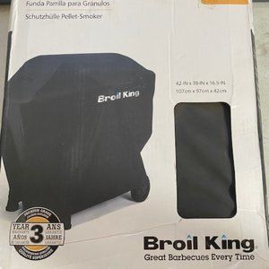 Broil King 67064 Select Fits Baron/Crown Pellet 400 Models Grill Cover, Black